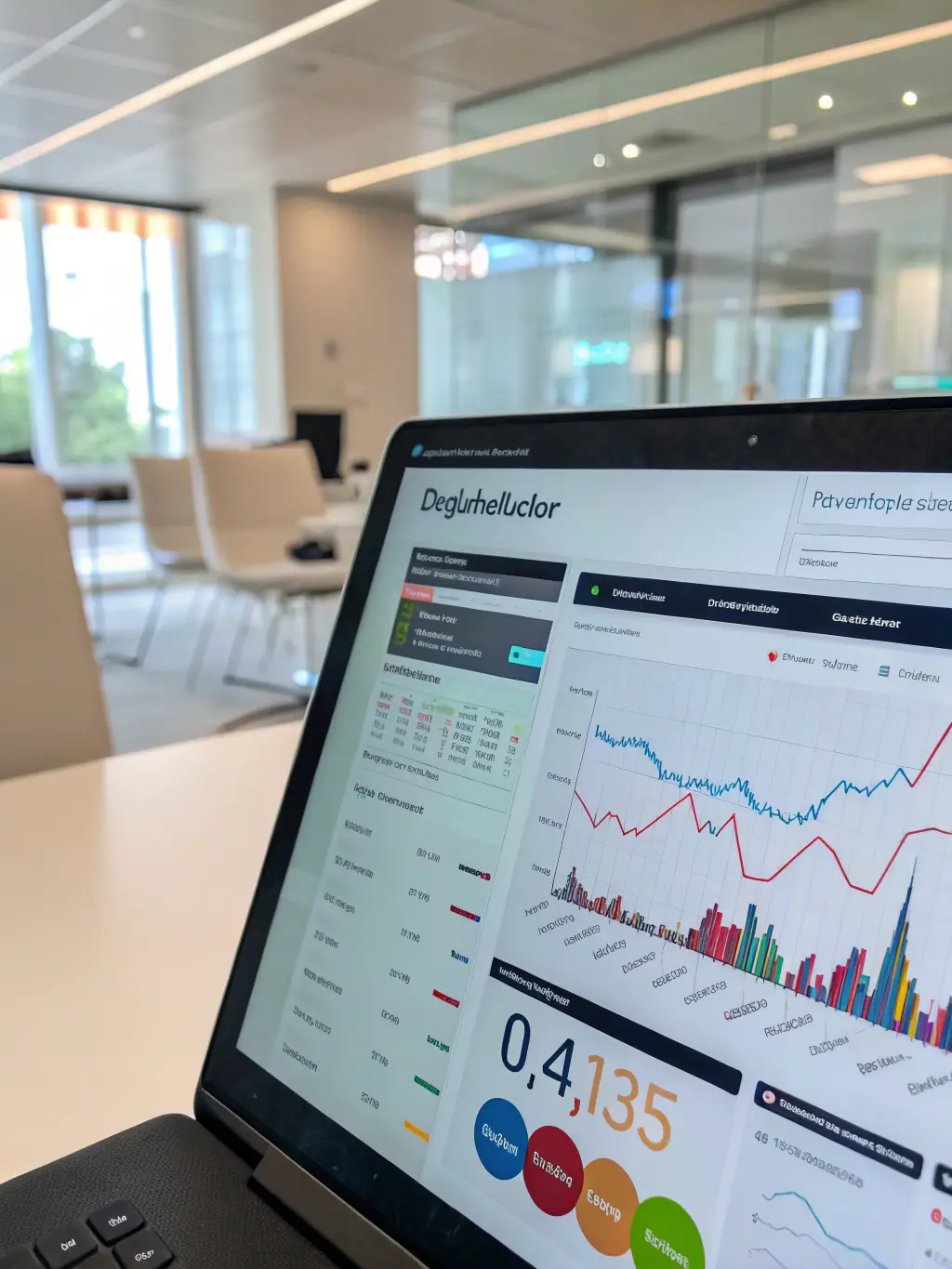 A close-up view of the AI software's predictive algorithm in action, showcasing its ability to identify potential winning number combinations.